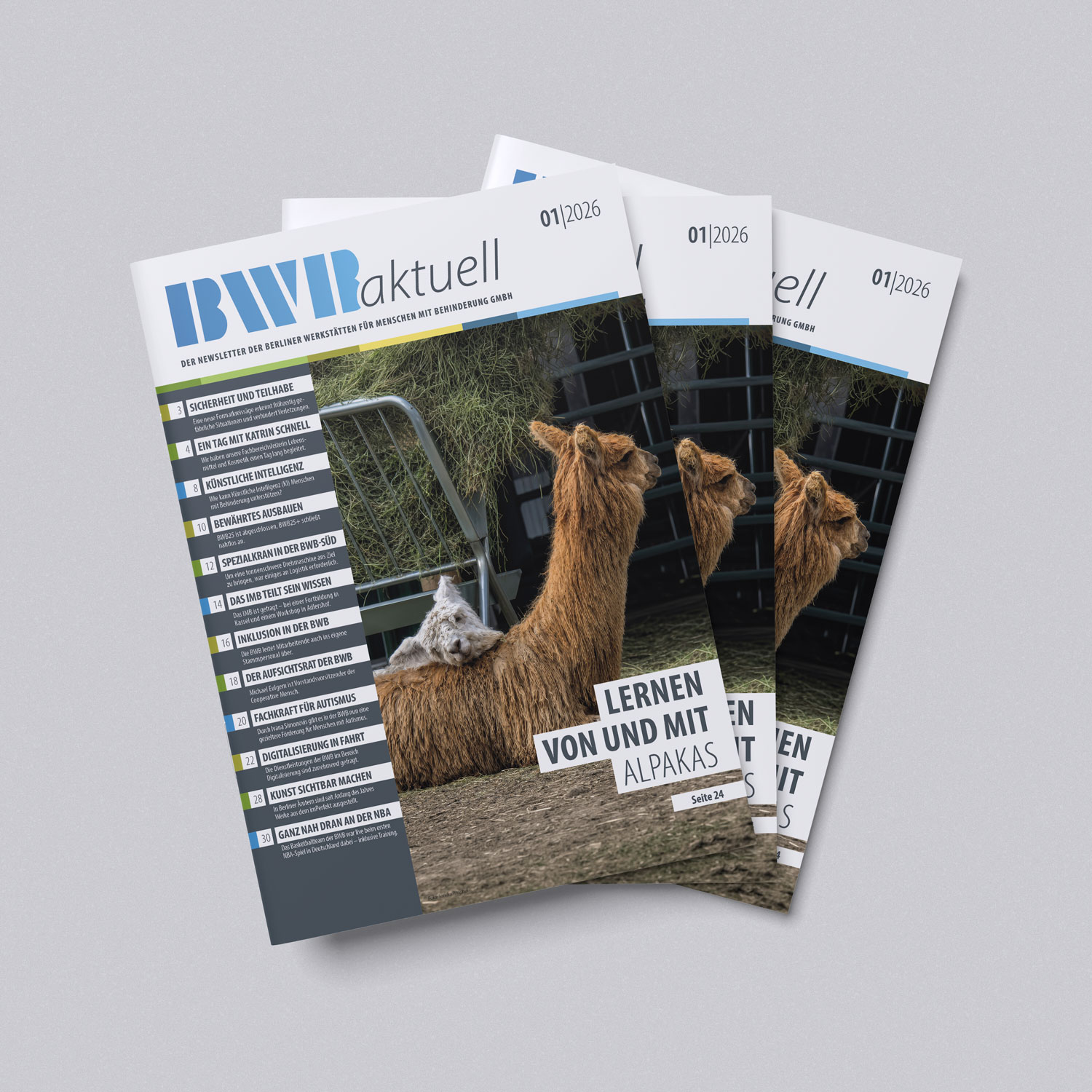 Eine Abbildung des Titels der Ausgabe
